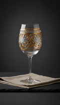 Engraved Crystal Whiskey Glass Set