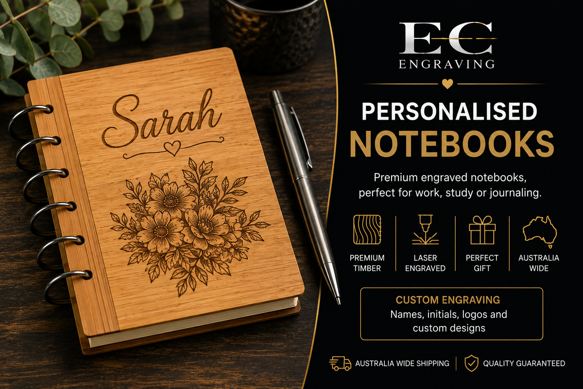 Personalised Engraved Notebooks