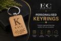 Personalised Timber Key rings